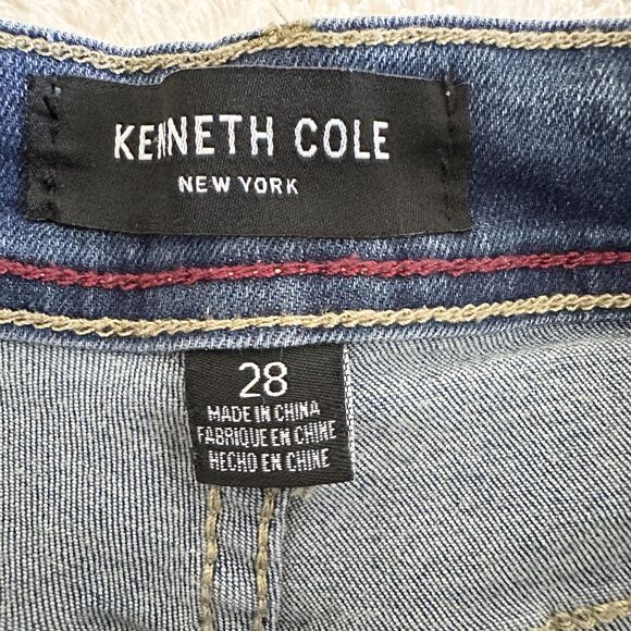 Kenneth Cole Jeans Shorts Women's Size 28 Medium Wash Denim Bermuda - Picture 6 of 13